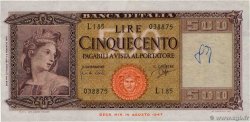 500 Lire ITALY  1961 P.080b