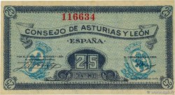 25 Centimos ESPAÑA  1936 PS.601 FDC