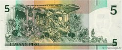 5 Pesos FILIPINAS  1985 P.168a FDC
