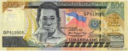 500 Pesos PHILIPPINES  2002 P.196a UNC