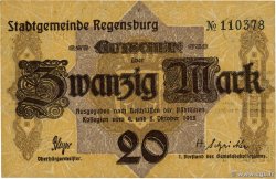 20 Mark ALLEMAGNE Regensburg 1918 