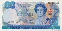 10 Dollars Commémoratif NEW ZEALAND  1990 P.176