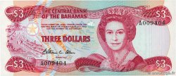 3 Dollars BAHAMAS  1974 P.44a