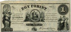 1 Forint HUNGRíA  1852 PS.141r1