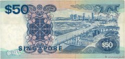 50 Dollars SINGAPORE  1987 P.22b VF