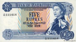 5 Rupees ÎLE MAURICE  1967 P.30c