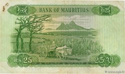 25 Rupees ÎLE MAURICE  1967 P.32b TB