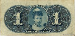 1 Peso CUBA  1896 P.047a MBC