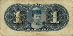 1 Peso CUBA  1896 P.047b BC