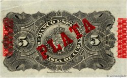 5 Pesos KUBA  1896 P.048b fST