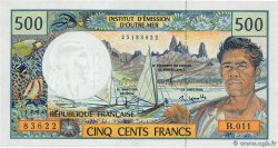500 Francs FRENCH PACIFIC TERRITORIES  2000 P.01e