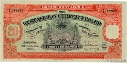 20 Shillings Faux AFRICA DI L OVEST BRITANNICA  1928 P.08ax