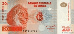 20 Francs Remplacement CONGO (RÉPUBLIQUE)  1997 P.088A