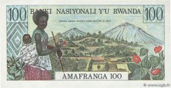 100 Francs RWANDA  1978 P.12a UNC