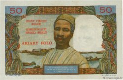 50 Francs - 10 Ariary MADAGASCAR  1962 P.061 UNC