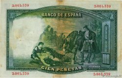 100 Pesetas SPAIN  1931 P.083 VF