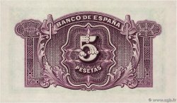 5 Pesetas SPAIN  1935 P.085a UNC