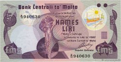 5 Liri MALTE  1979 P.35b NEUF