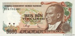 5000 Lira TURQUIE  1985 P.197b pr.NEUF