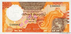 100 Rupees SRI LANKA  1987 P.099a NEUF