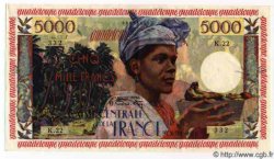 5000 Francs antillaise  GUADELOUPE  1955 P.40 pr.SPL