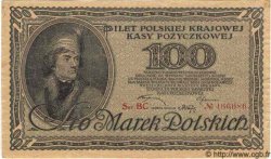 100 Marek POLOGNE  1919 P.017b TTB