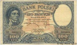 100 Zlotych POLOGNE  1924 P.057 TB