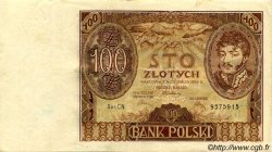 100 Zlotych POLOGNE  1934 P.075 TTB+