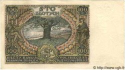 100 Zlotych POLONIA  1934 P.075 q.FDC