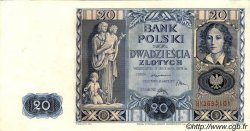 20 Zlotych  POLOGNE  1936 P.077 SUP