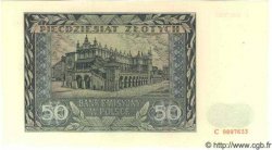50 Zlotych POLOGNE  1941 P.102 NEUF