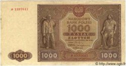 1000 Zlotych POLOGNE  1946 P.122 TTB