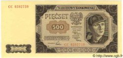 500 Zlotych  POLOGNE  1948 P.140 NEUF
