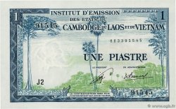 1 Piastre - 1 Kip FRANZÖSISCHE-INDOCHINA  1954 P.100