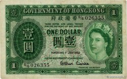 1 Dollar HONG-KONG  1952 P.324Aa