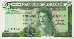 5 Pounds GIBRALTAR  1975 P.21a SC+