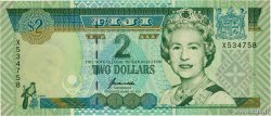 2 Dollars FIJI  1996 P.096a UNC