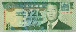 2 Dollars Commémoratif FIJI  2000 P.102a