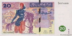 20 Dinars TUNISIA  1992 P.88