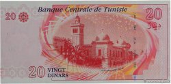 20 Dinars TUNISIA  2011 P.93b UNC