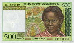 500 Francs - 100 Ariary MADAGASKAR  1994 P.075b