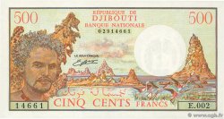 500 Francs DSCHIBUTI   1988 P.36b