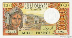 1000 Francs DSCHIBUTI   1991 P.37c