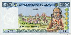 2000 Francs DJIBUTI  1997 P.40