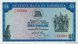 1 Dollar RHODÉSIE  1973 P.30g NEUF