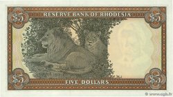 5 Dollars RHODÉSIE  1976 P.36b NEUF
