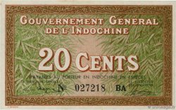 20 Cents INDOCHINA  1939 P.086c