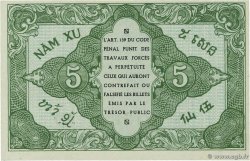 5 Cents INDOCHINE FRANÇAISE  1942 P.088b NEUF