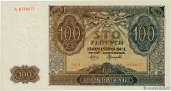 100 Zlotych POLOGNE  1941 P.103
