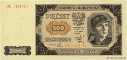 500 Zlotych POLOGNE  1948 P.140